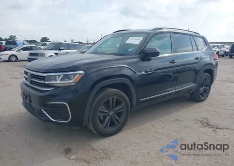 2021 Volkswagen Atlas 3.6L V6 Se W/Technology R-Line из США, поврежденный, VIN 1V2PR2CA4MC523500